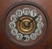 Antique Waterbury "Colonial" Hanging Cabinet Clock