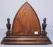 Antique Waltham Wood Desk Clock.