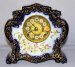 Antique Porcelain #411 Kobalt Mantel Clock