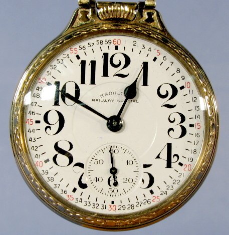 Hamilton 992B 21J 16S Lever Set Pocket Watch: Hamilton 992B 21J 16S Lever Set Open Face Pocket Watch: serial no.C465759, adjusted to temp and 6 positions. In a Model 17 case by Star. It is yellow gold filled and numbered R858316. The double sunk 