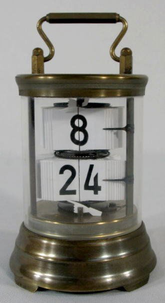 Plato Style Clock w/Plastic Body: Plato Style Clock w/Plastic Body: not marked and with a different winder than normal. (Not running, does not look old.) 5 3/4" tall All items sell As Is, Where Is, no guarantees of any kind. We accept