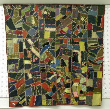 Full Size Sampler Crazy Quilt: Full Size Sampler Crazy Quilt All items sell As Is, Where Is, no guarantees of any kind. We accept Mastercard & Visa, no paypal, no personal checks, no money orders, no wire transfers. Your credit car