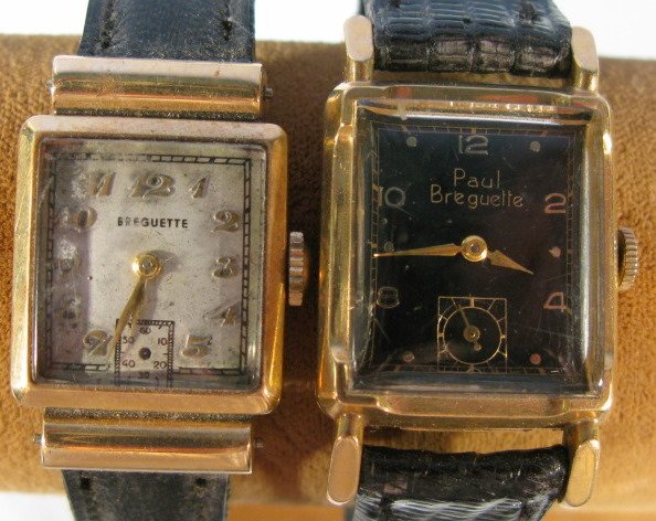 2 P. Breguette 17J Wrist Watches