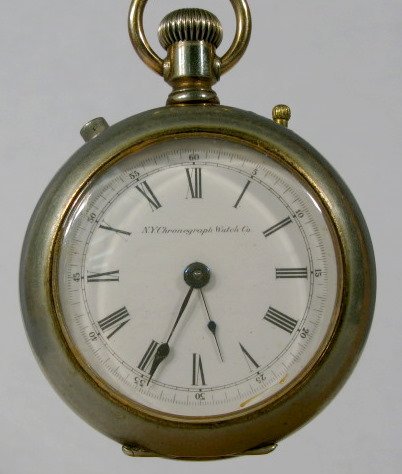 NY Chronograph Watch Co. 18S Pocket Watch