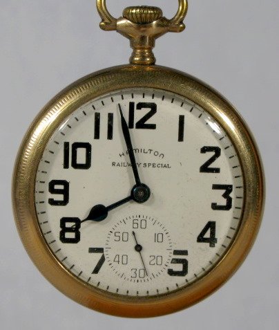 Hamilton 992 21J 16S OF SW LS Pocket Watch