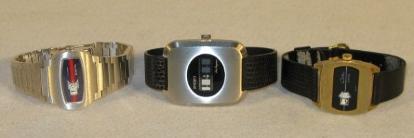 3 Digital Wrist Watches