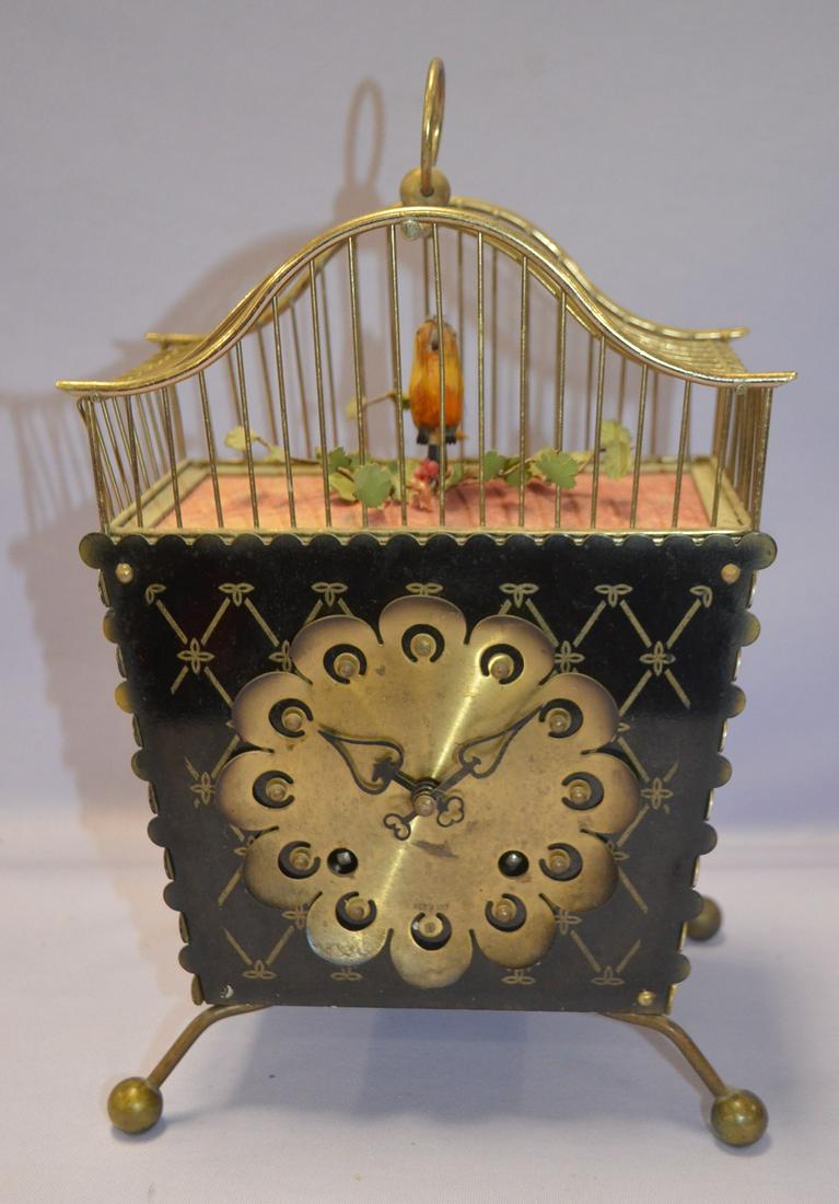 Antique German Bird Cage Mantel Clock (1 of 5)