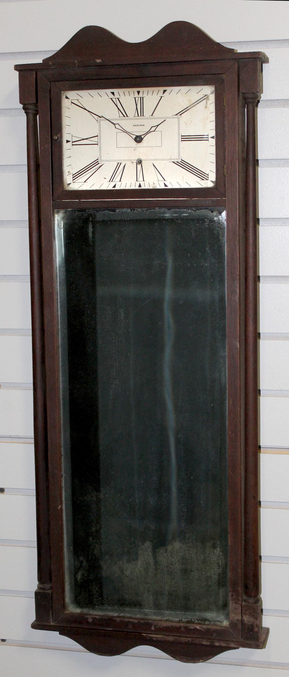 Vintage Ansonia Made Waltham Co Mirror Front (1 of 3)
