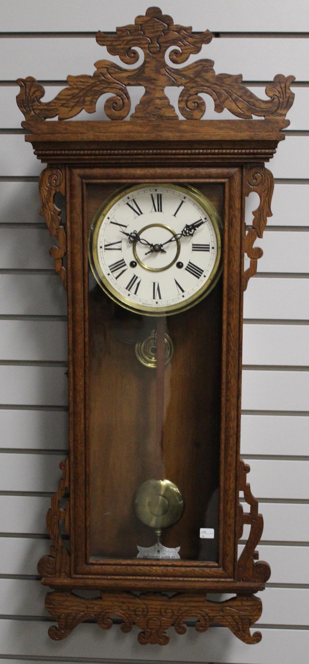 Waterbury "Springfield" Oak Wall Regulator (1 of 7)