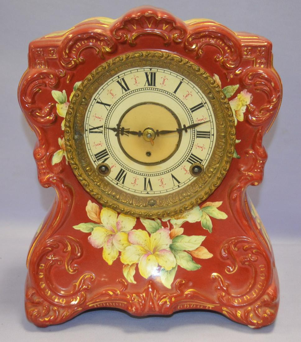 Kroeber China #100 16 Porcelain Mantle Clock (1 of 6)
