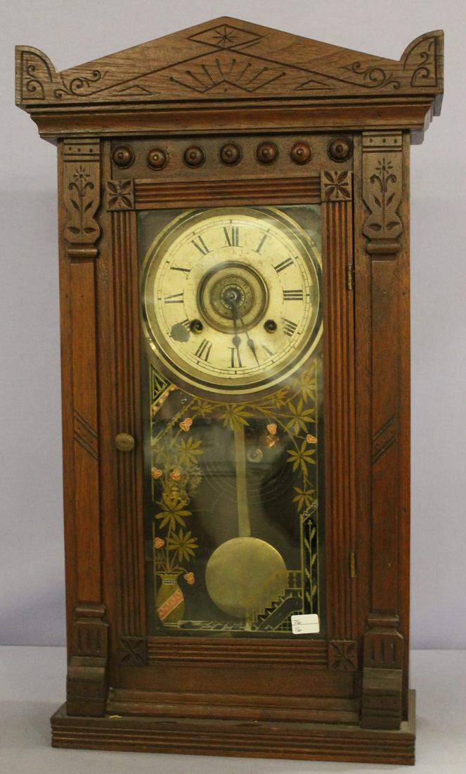 New Haven "INDUS" Weight Driven Mantle Clock (1 of 3)