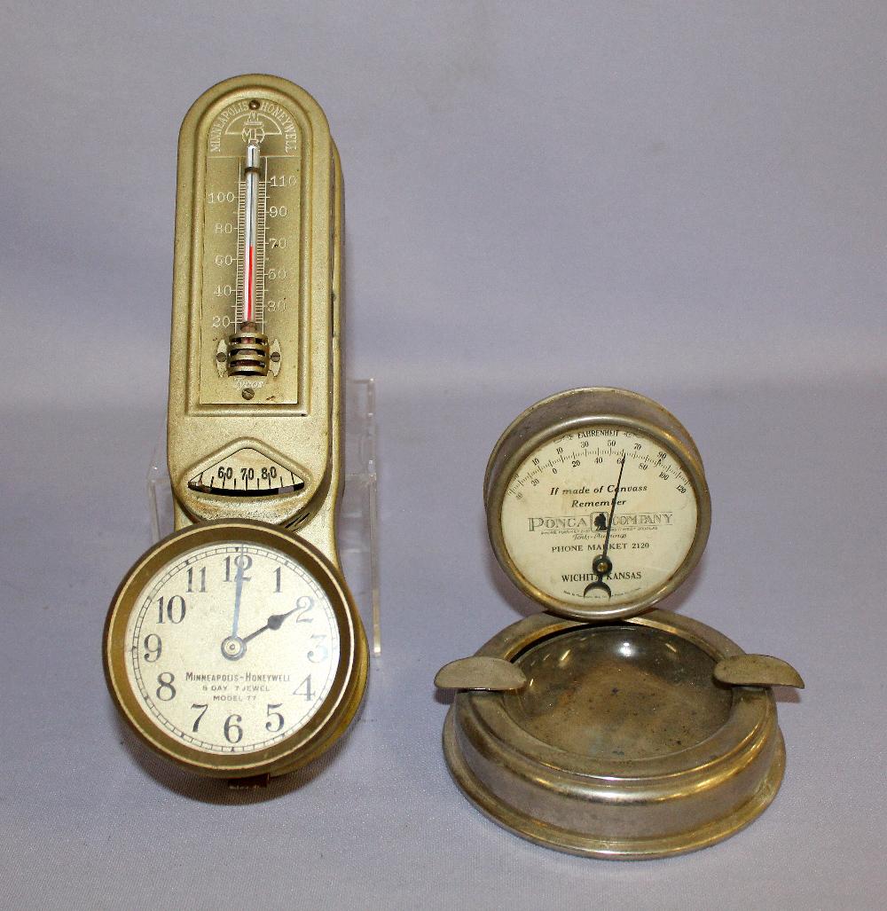 2 Vintage Thermostats: Honeywell & Ponca (1 of 6)
