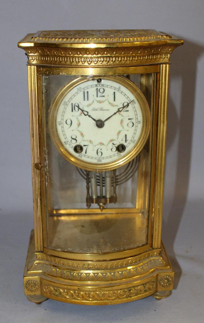 Seth Thomas Empire #8 Crystal Regulator Clock (1 of 4)