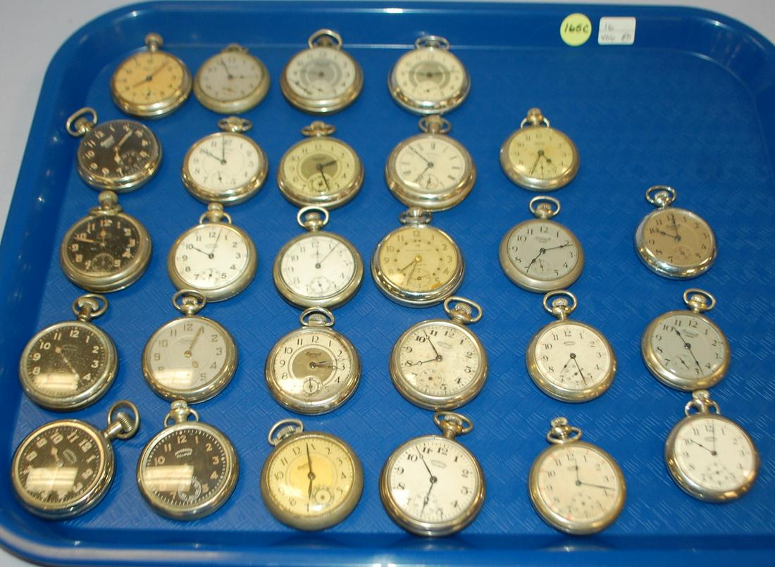 24 Ingersoll Dollar Pocket Watches (1 of 5)