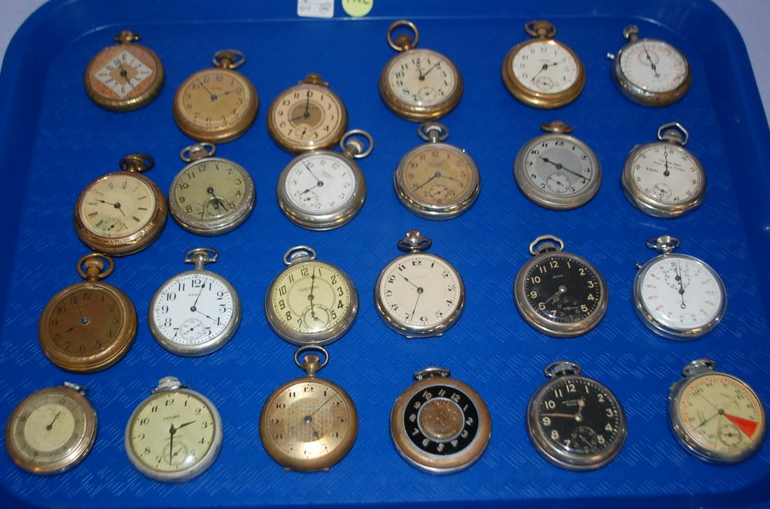 24 Miscellaneous Dollar Pocket & Stop Watches (1 of 6)