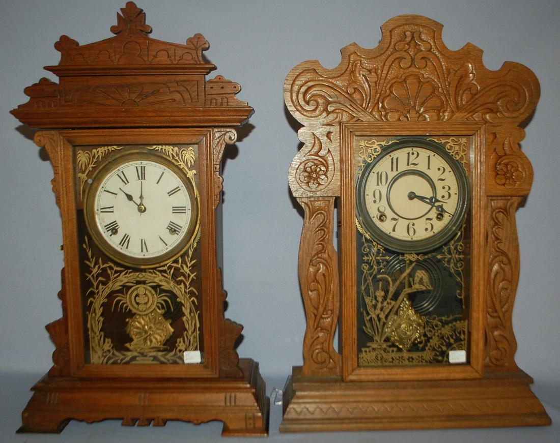 Antique Sessions & Welch Kitchen Mantle Clocks (1 of 8)
