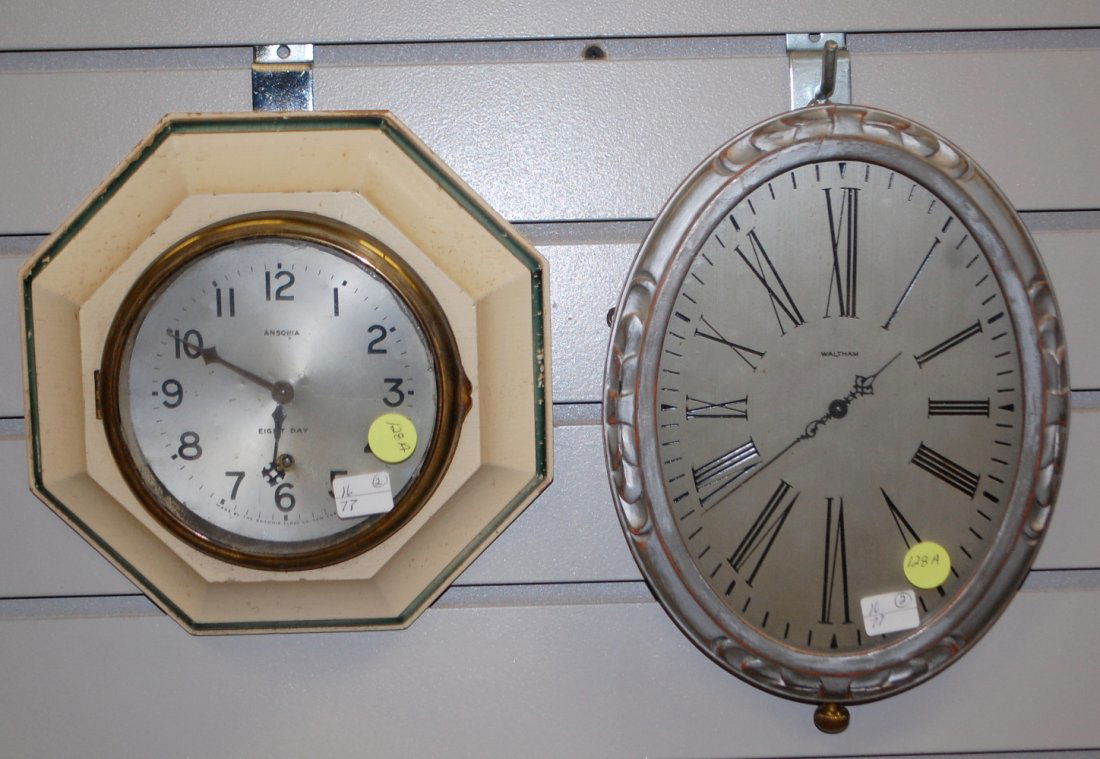Lot of 2 Picture Frame Wall Clocks (1 of 5)