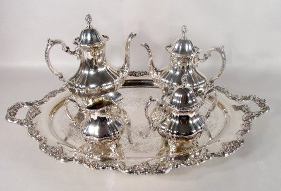 5 Piece Silverplate Coffee/Tea Set