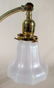 137: Desk Lamp w/White Aurene Steuben Shade - 2