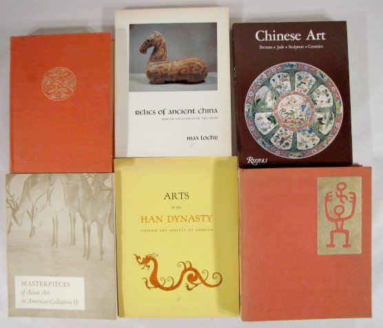 Group of 6 Oriental Art Reference Books: Group of 6 Oriental Art Reference Books: 1.) Masterpieces of Asian Art in American Collections II, by Asia Society, Inc, 1970. 2.) Arts of the Han Dynasty Chinese Art Society of America, 1961. 3.) Chi