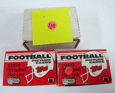 Large Group 1987-90 Topps Football Cards