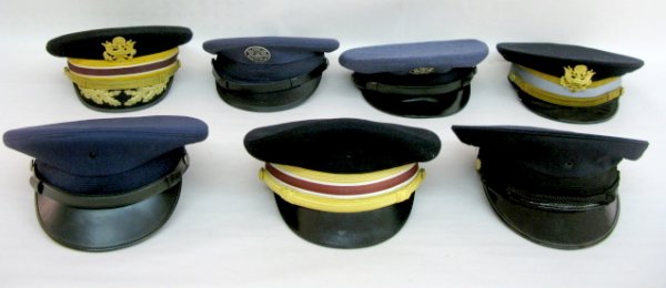 Group of 7 US Air Force Caps