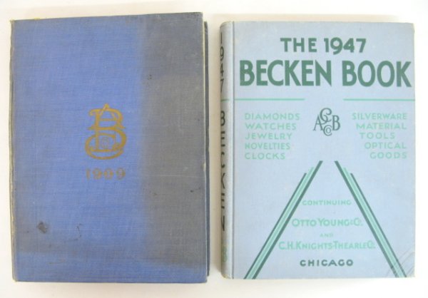 2 Becken Wholesale Jeweler's Books