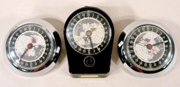3 Mastercrafters Model 191 24 Hr Clocks: 3 Mastercrafters Model 191 24 Hr Clocks: electric wall style; 2 metal, one plastic (Dial cover cracked at 2:00) 8" Dia. All items sell As Is, Where Is, no guarantees of any kind. We accept Mastercard
