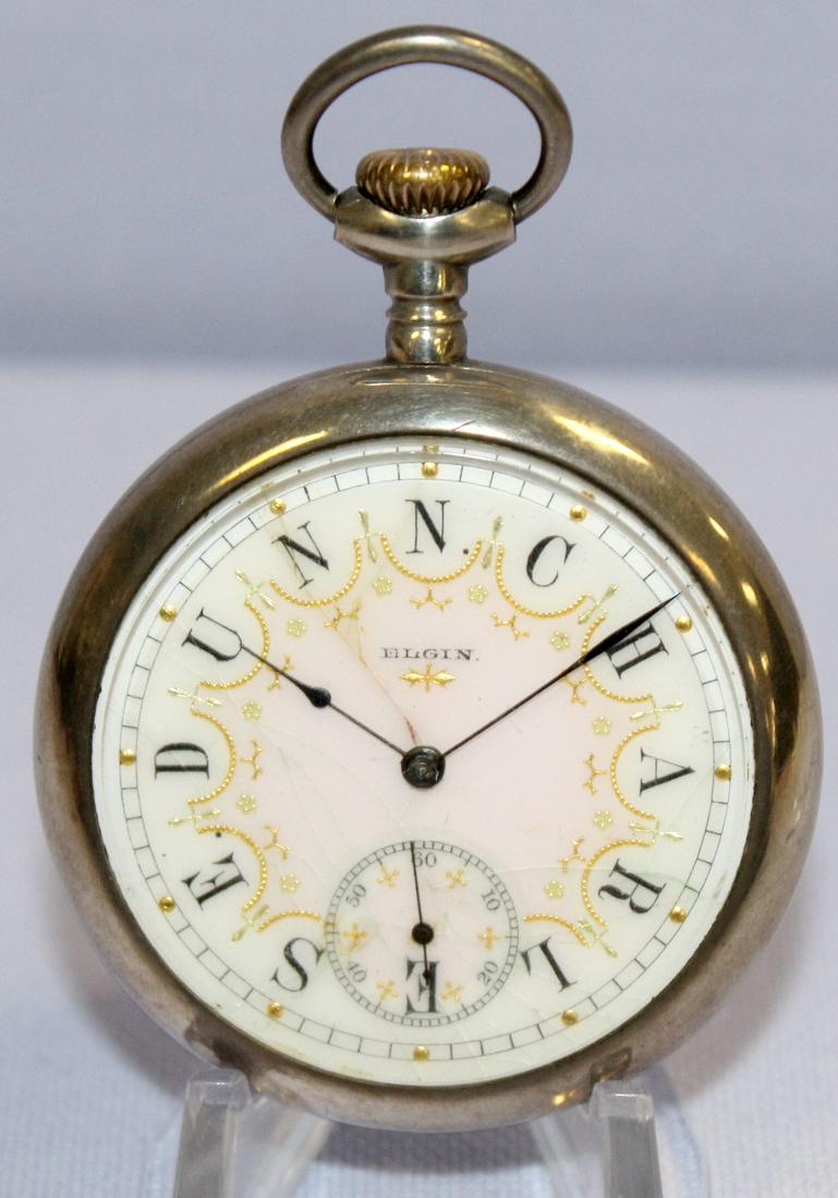 Sterling Elgin 15J 16S OF Pocket Watch (1 of 6)