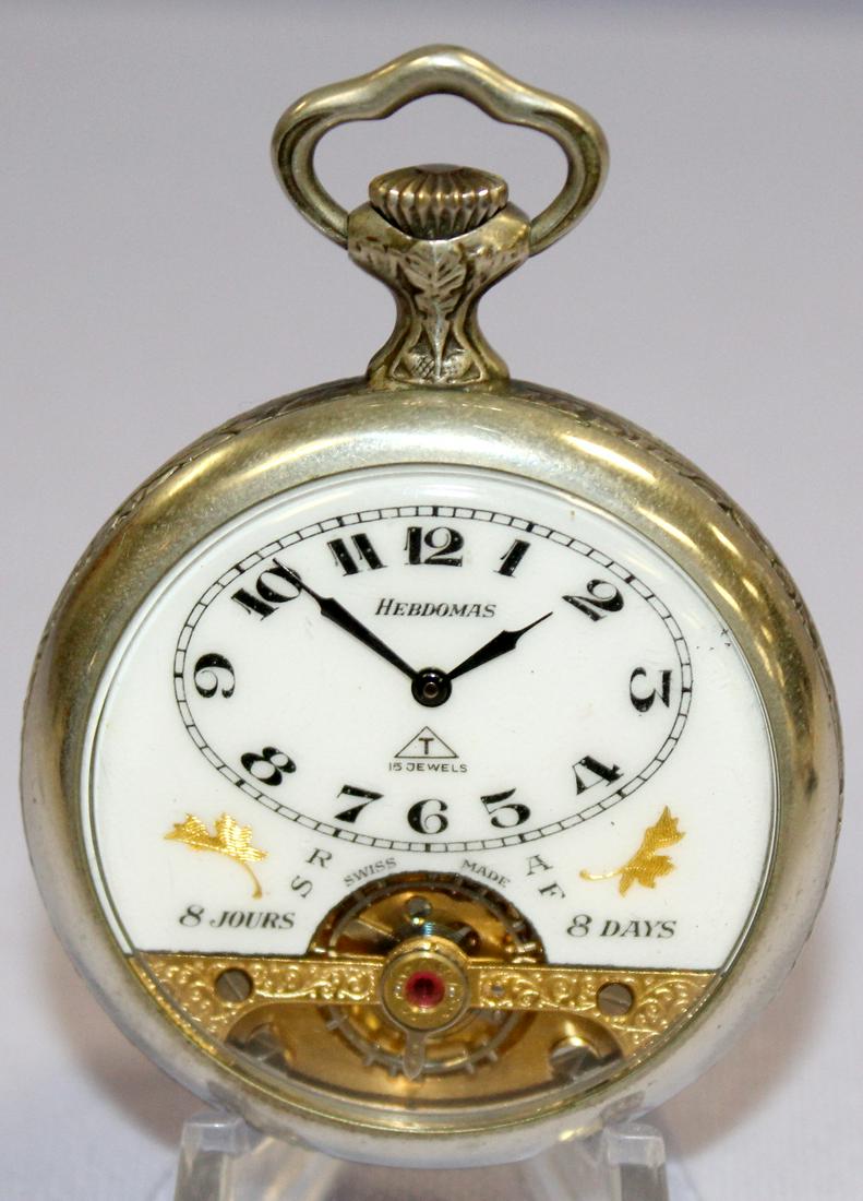 Arnex Hebdomas 15J 8 Day Pocket Watch (1 of 5)
