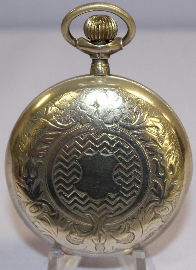 .875 Silver 50mm Qualite Salter 15J Pocket Watch (1 of 8)