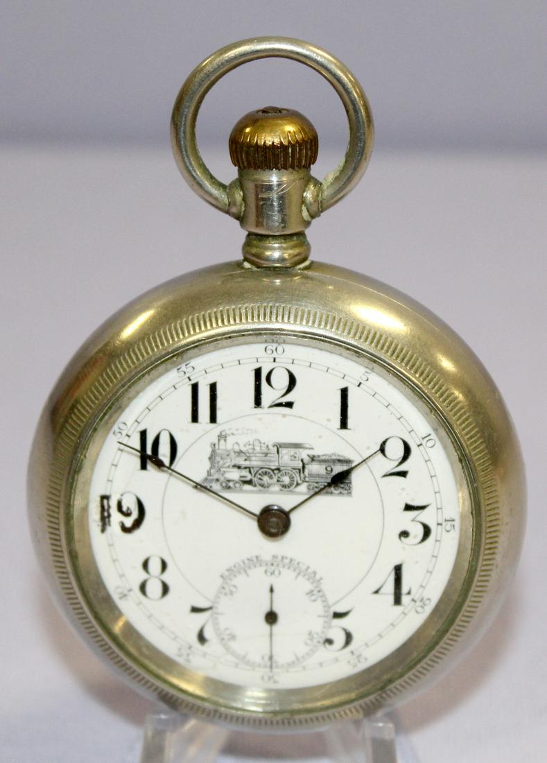 Engine Special 23J 18S OF Pocket Watch (1 of 6)