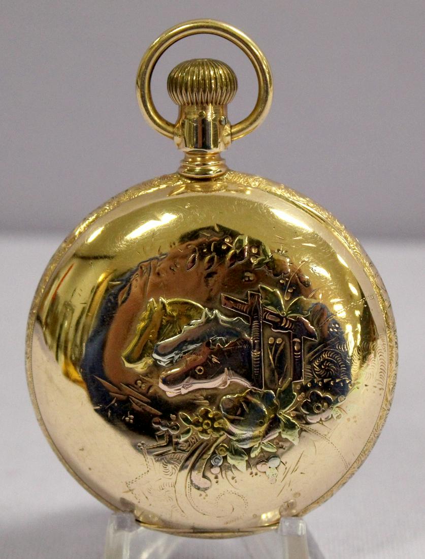 Elgin BW Raymond 7-17J 18S HC Pocket Watch (1 of 7)