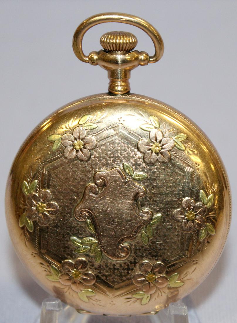 Elgin M2 17J 12S Pocket Watch (1 of 8)