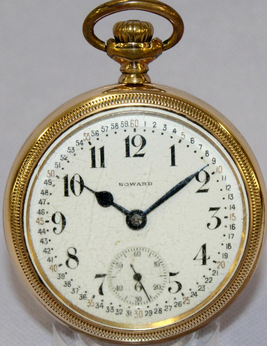 Howard RR Chornometer 21J 16S Pocket Watch (1 of 6)