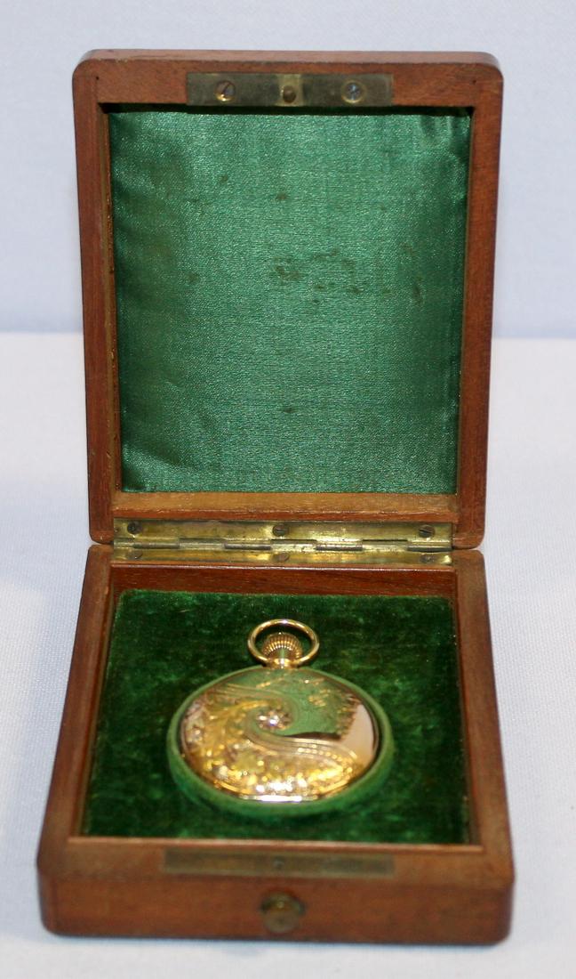 14KYG Elgin M2 7-15J 6S Pocket Watch (1 of 10)