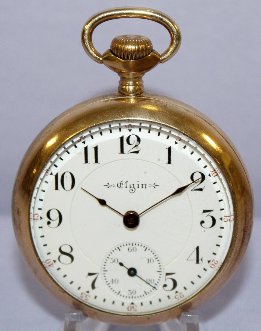 Elgin 21J 16S Father Time Pocket Watch (1 of 6)
