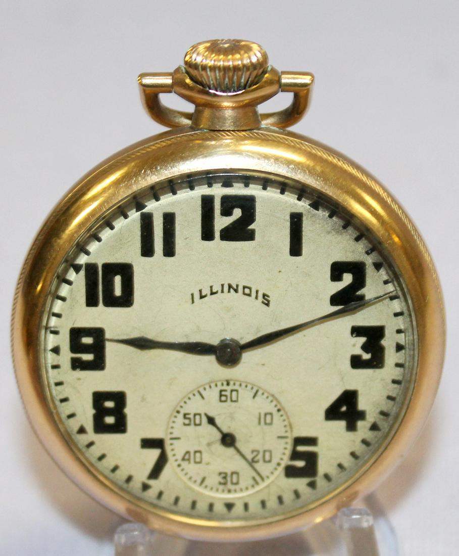 Illinois Sangamo 21RJ 16S OF Pocket Watch (1 of 5)