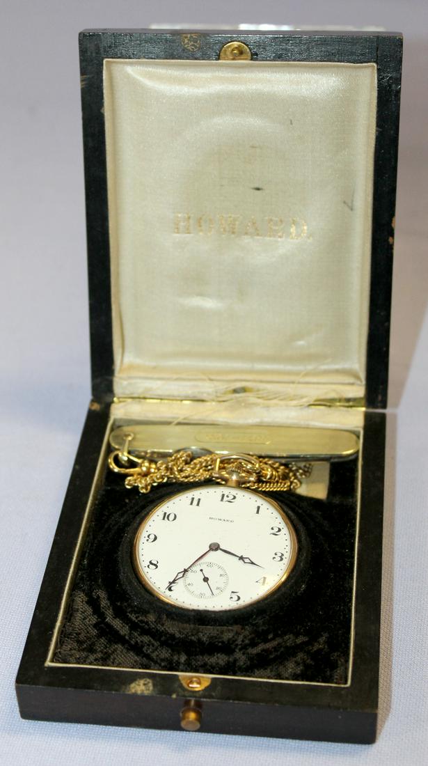 E Howard 17J 16S OF Pocket Watch (1 of 7)