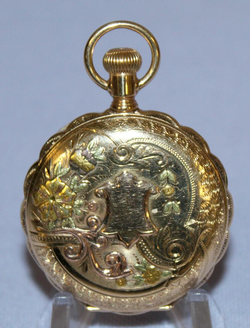 14K Waltham 15J 6S HC Pocket Watch (1 of 7)