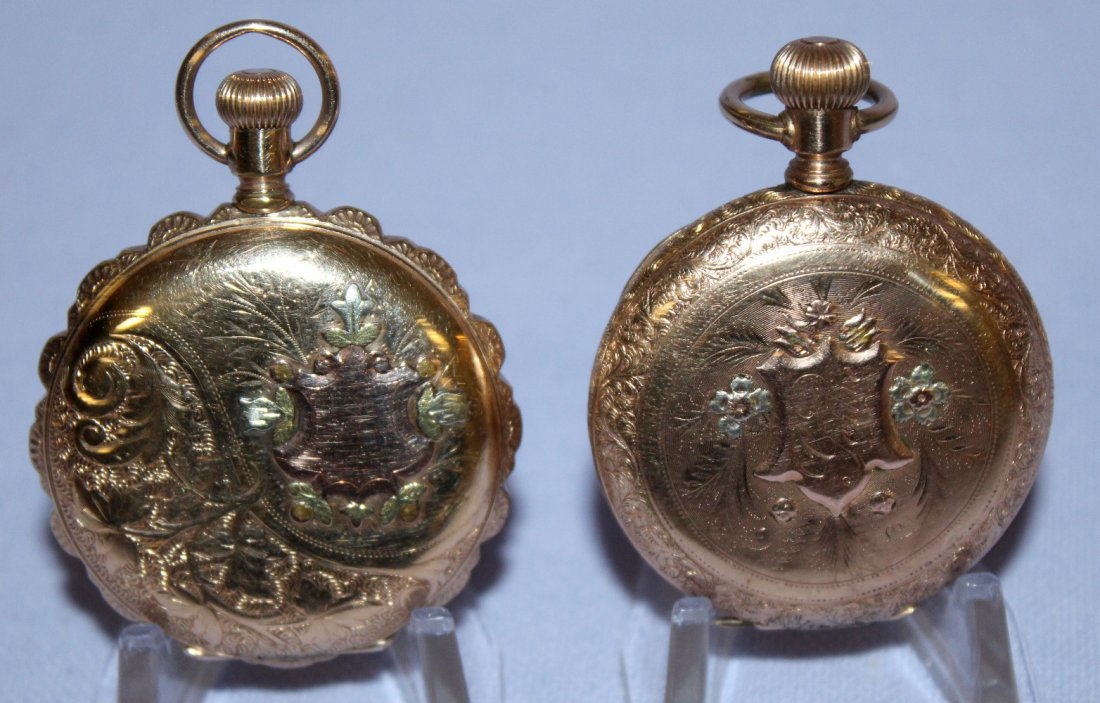 2 GF HC Pocket Watches - Elgin & Illinois (1 of 12)