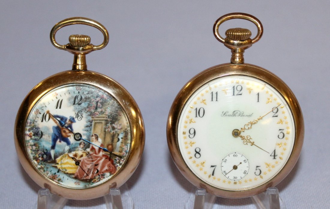 2 7-17J Pocket Watches - South Bend, Premo (1 of 8)