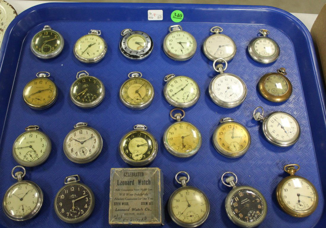 24 Miscellaneous Dollar Pocket Watches (1 of 1)