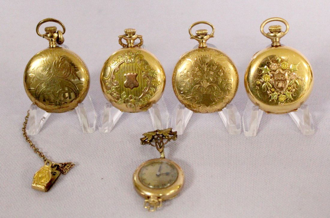 5 Waltham Pocket Watches (1 of 9)