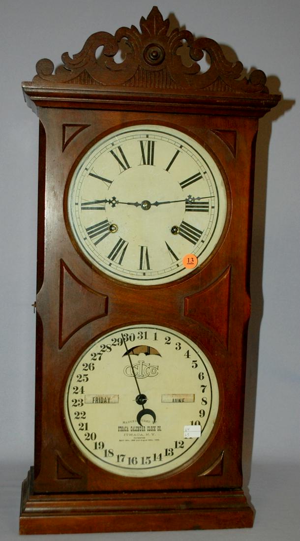 Antique Ithaca #10 Farmers Calendar Clock (1 of 5)