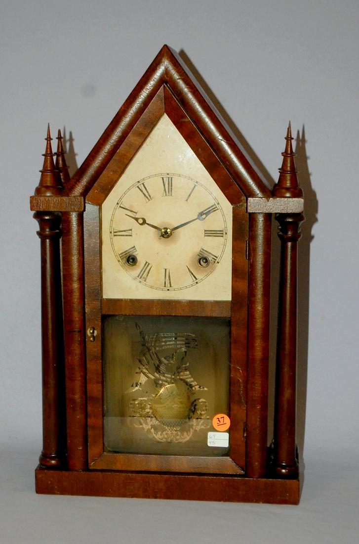 E. Ingraham & Co. Bristol Conn. Steeple Clock (1 of 6)