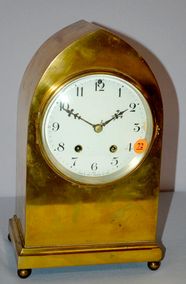 Brass Seth Thomas Mantle Clock (1 of 4)