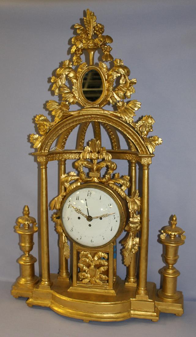 Austrian Grand Sonnerie 1/4hr Calendar Clock: Austrian Grand Sonnerie 1/4hr Calendar Clock: Very early and rare. **This Lot is FOB which means you, the buyer, are responsible for arranging the shipping of this lot, we cannot ship this in house!**