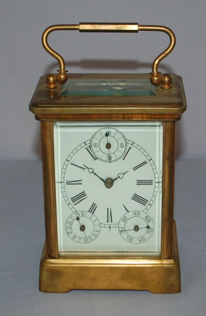 Vintage Carriage Clock with Courting Couples (1 of 5)