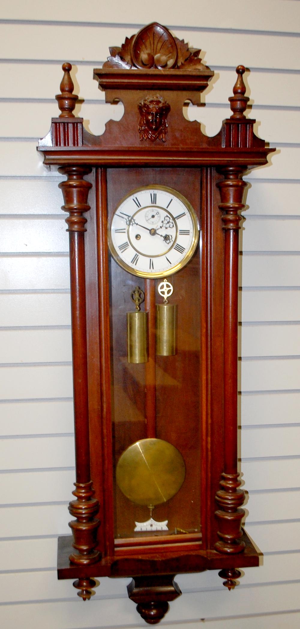 2wt Gustav Becker Vienna Regulator Clock (1 of 6)